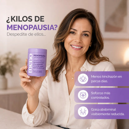 MENO® l Cápsulas Adelgazantes Menopausia - 50% OFF