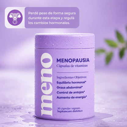 MENO® l Cápsulas Adelgazantes Menopausia - 50% OFF